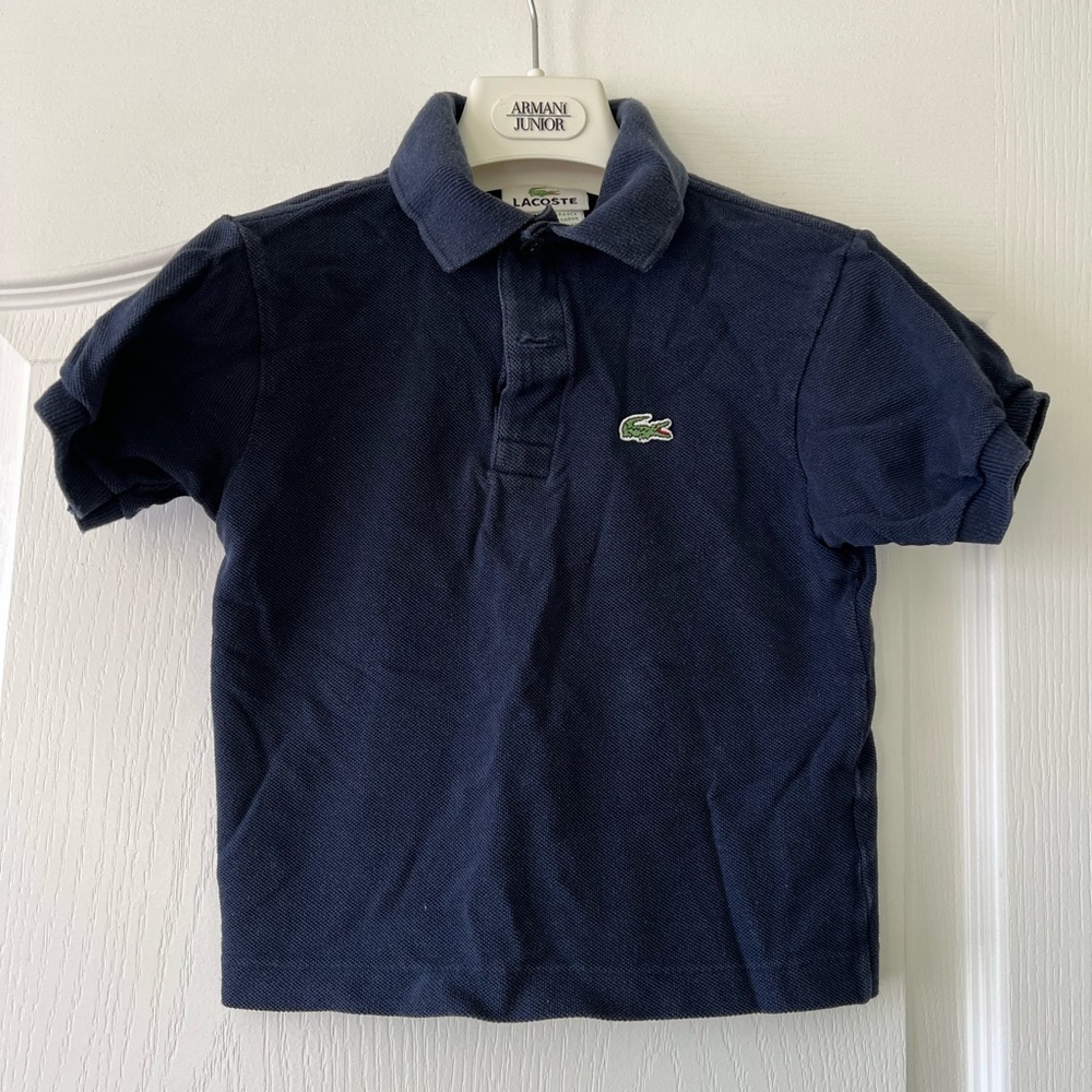 Lacoste Kids Navy Polo Shirt